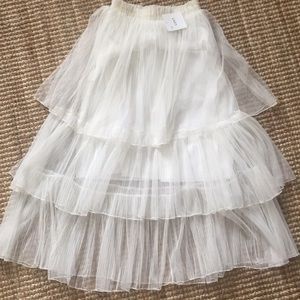 Mesh tulle skirt